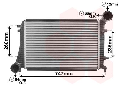 VAN WEZEL Välijäähdytin 58004268